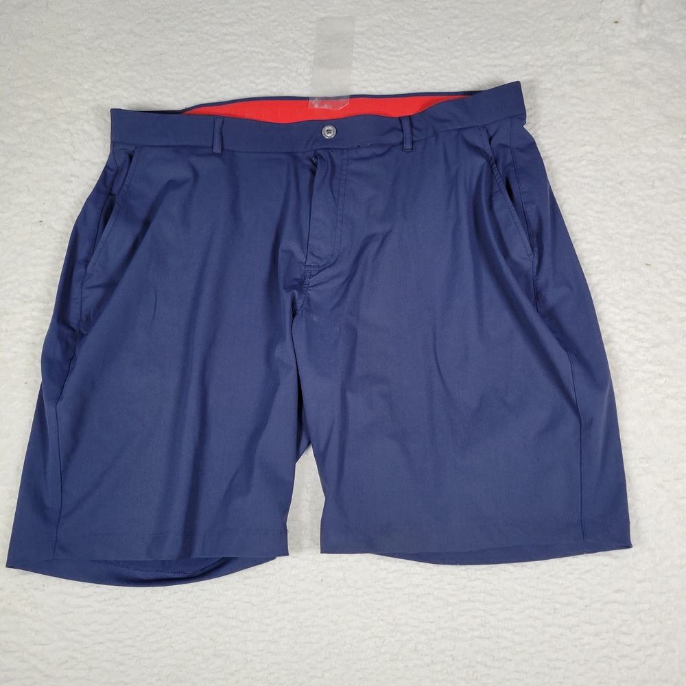 Redvanly Golf Shorts Mens XXL Navy Blue Stretch Performance Active Athletic 9in